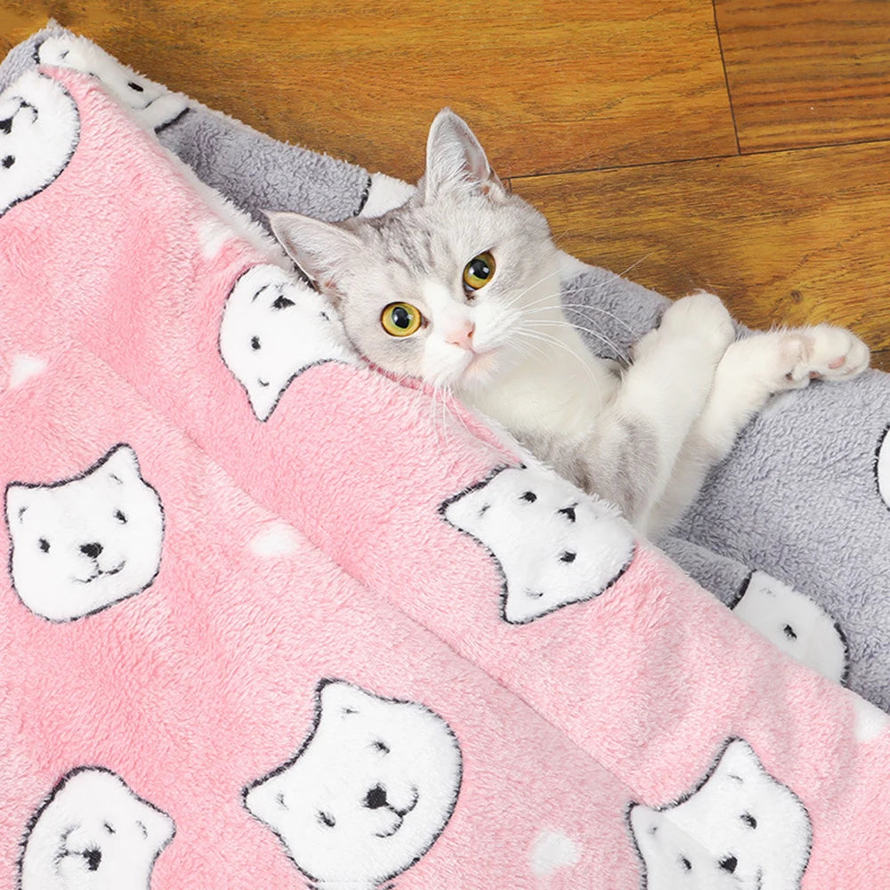 Thick Flannel Cat & Dog Mat