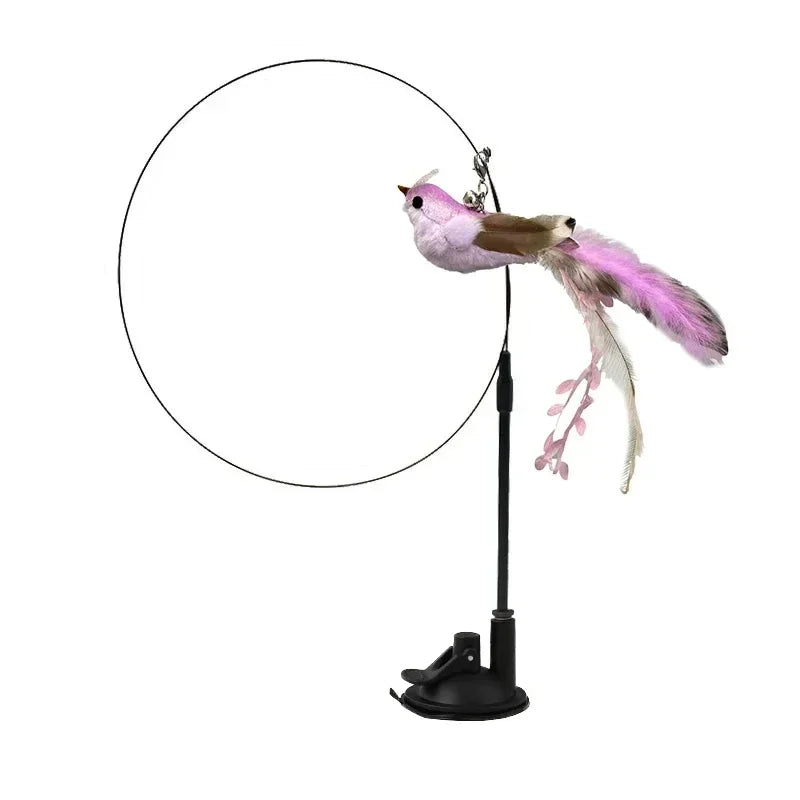 Interactive Peacock Cat Toy