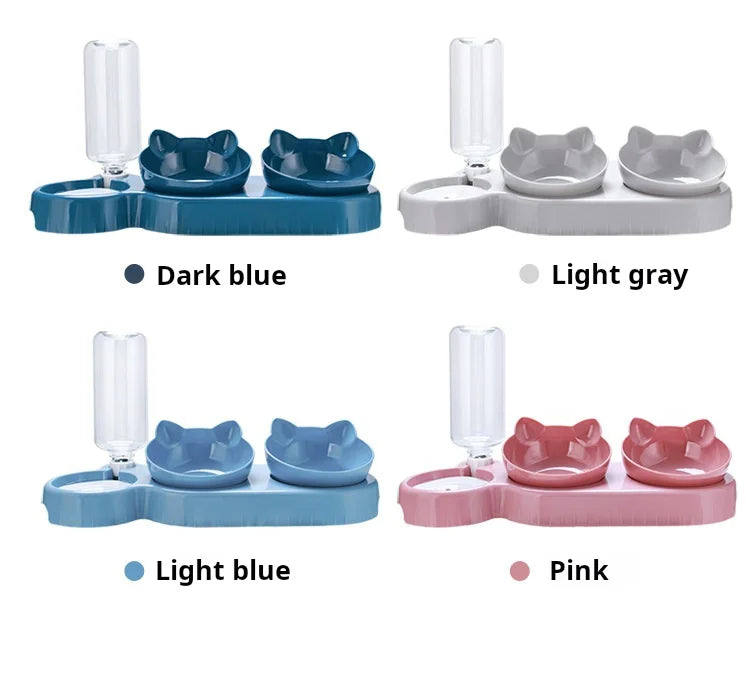 🐾 3-in-1 Pet Bowl Set with Water Feeder