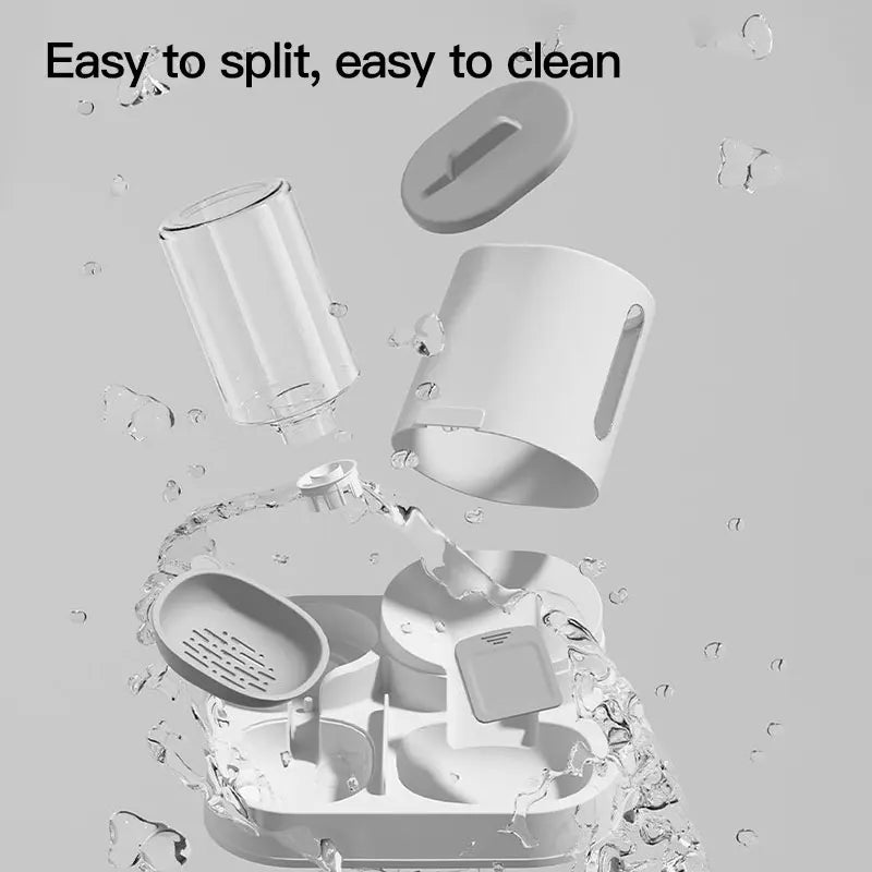 Automatic Gravity Cat Water Dispenser & Feeder – Spill-Proof Large Capacity