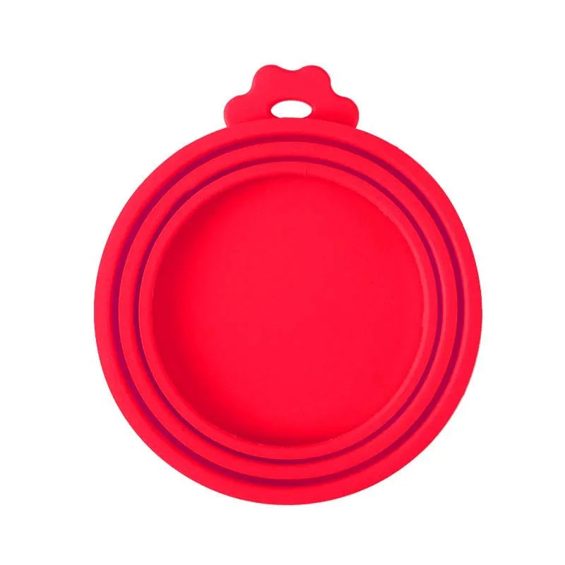 Reusable Pet Food Can Covers & Spoon