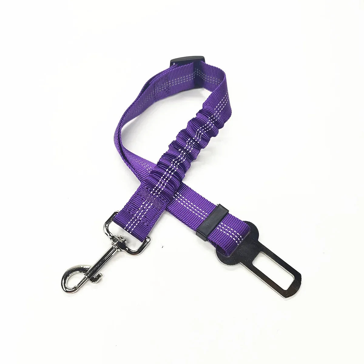 Adjustable Pet Car Seat Belt β Dog & Cat Safety Harness Lead Clip