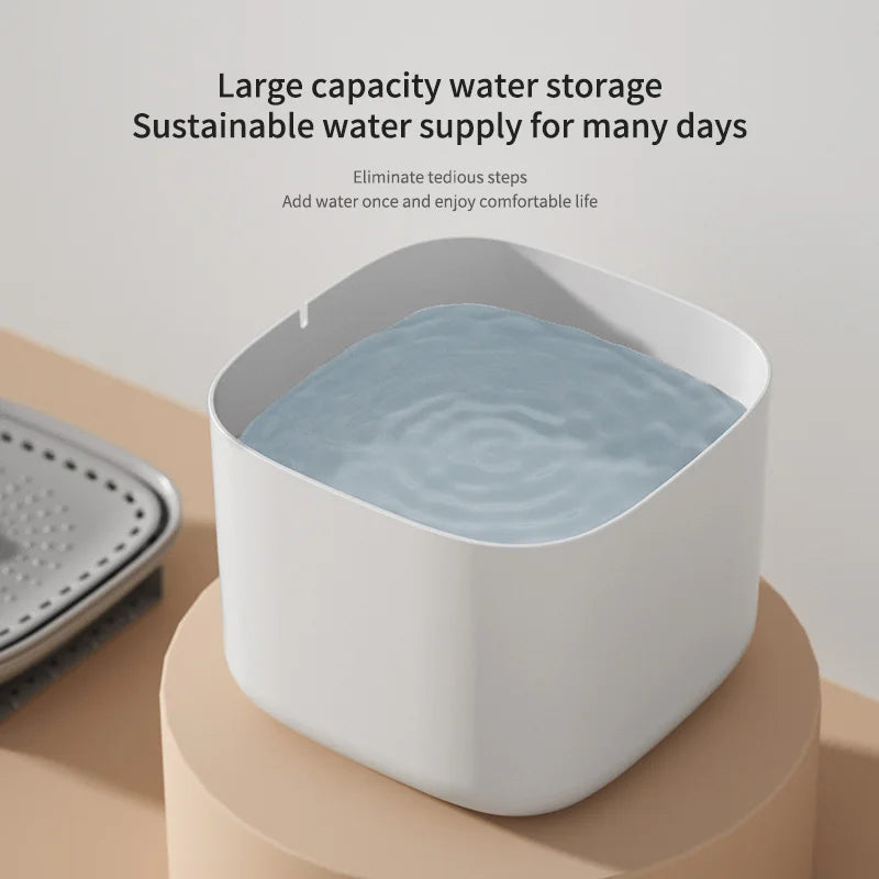 3L Automatic Cat Water Fountain β USB, Quiet & Filtered