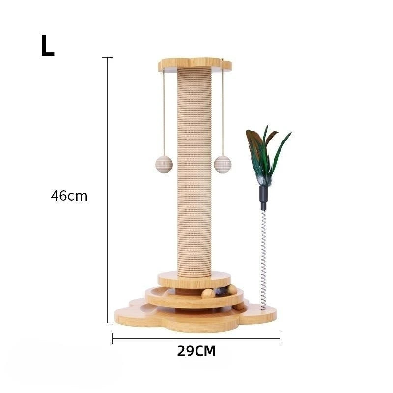 Wooden Cat Turntable Toy