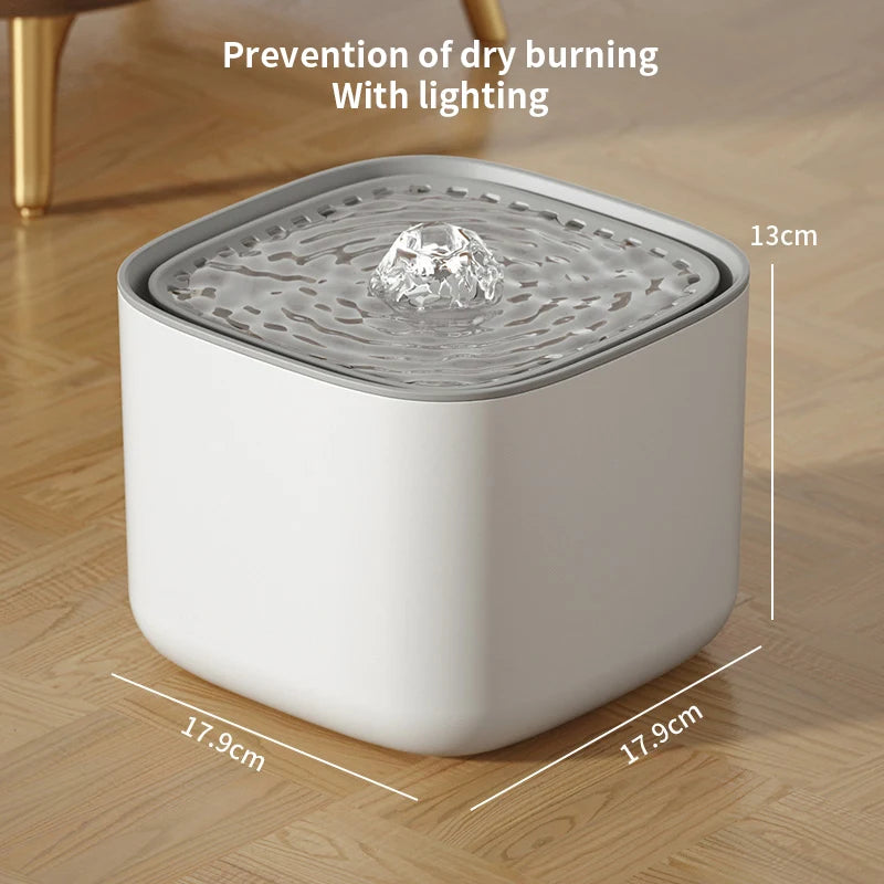3L Automatic Cat Water Fountain β USB, Quiet & Filtered