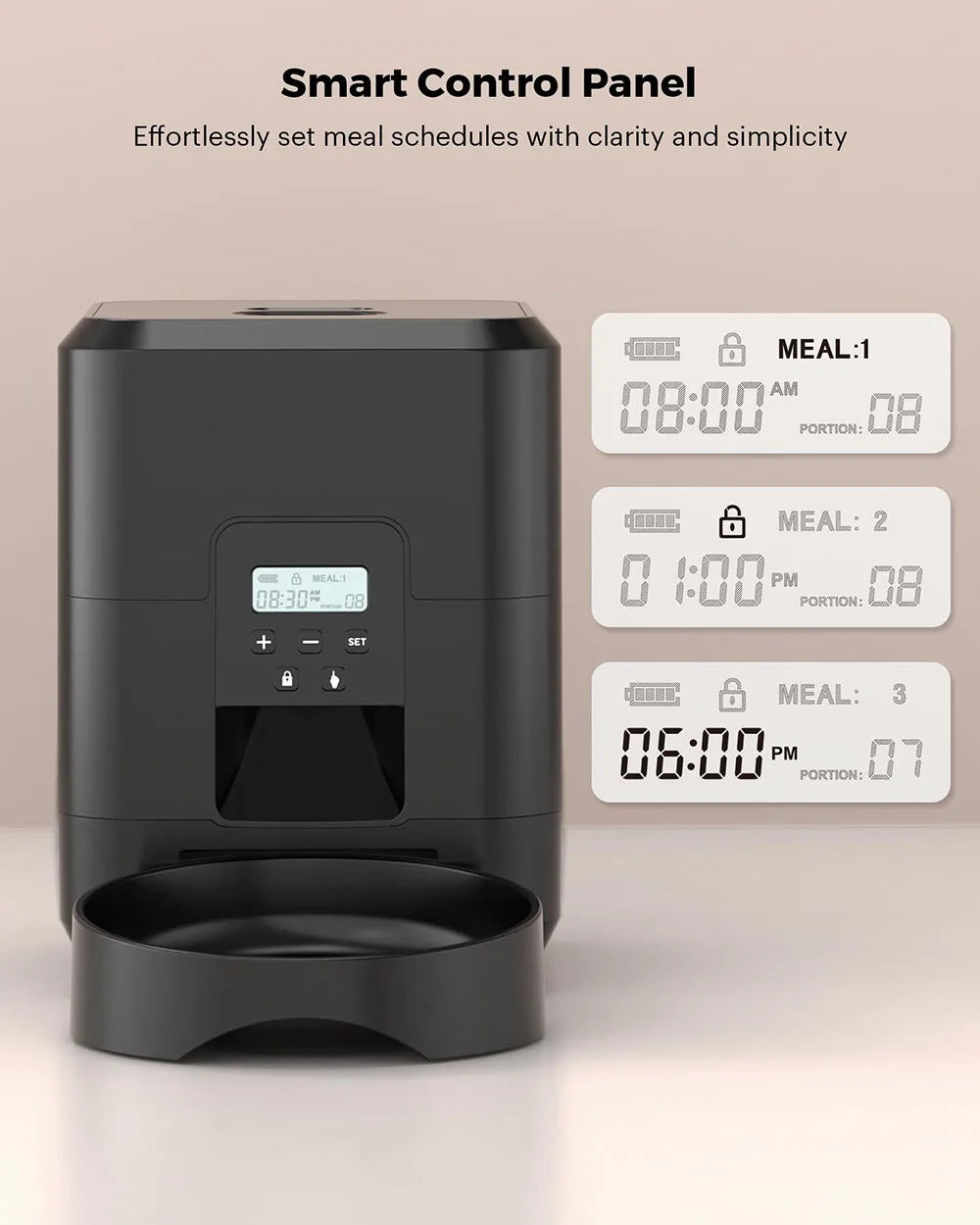 Automatic Cat & Dog Feeder – Smart Timed Food Dispenser