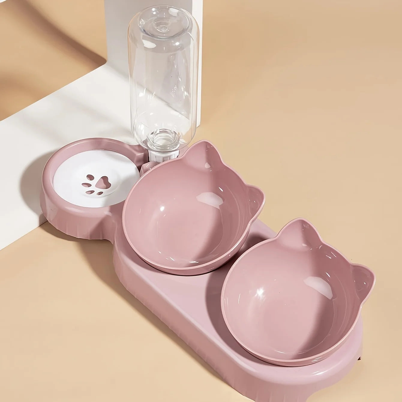 🐾 3-in-1 Pet Bowl Set with Water Feeder