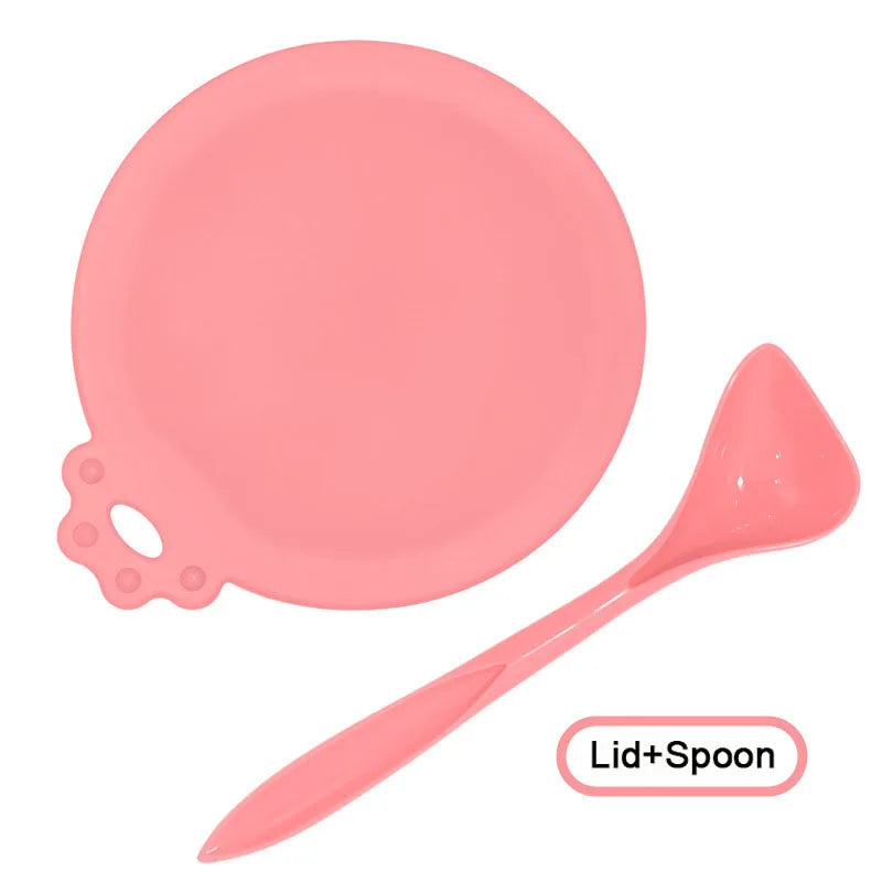 Reusable Pet Food Can Covers & Spoon
