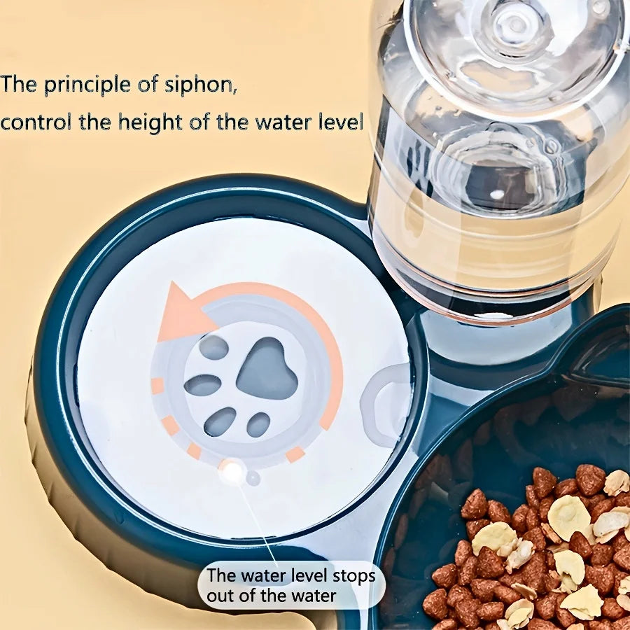 🐾 3-in-1 Pet Bowl Set with Water Feeder