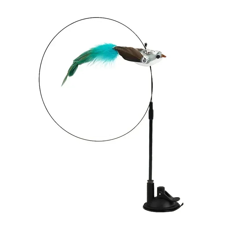 Interactive Peacock Cat Toy
