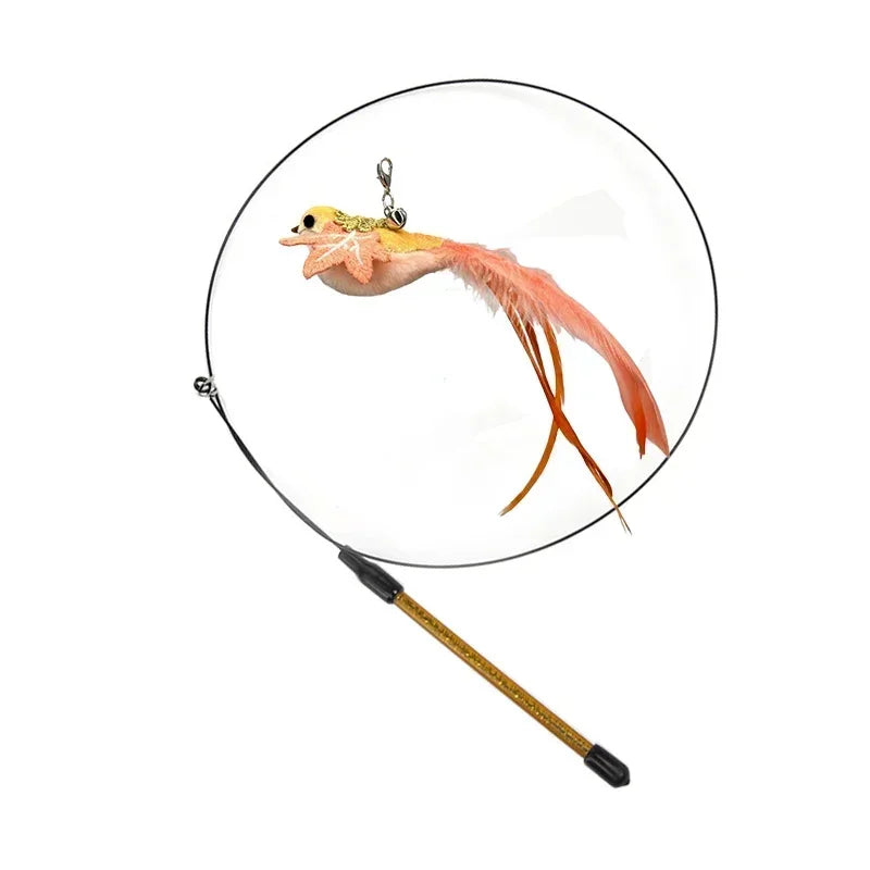 Interactive Peacock Cat Toy
