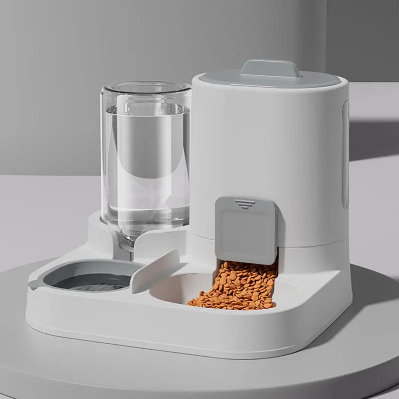 Automatic Gravity Cat Water Dispenser & Feeder – Spill-Proof Large Capacity
