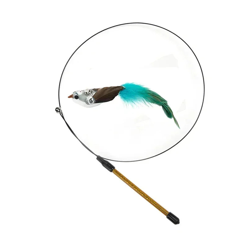 Interactive Peacock Cat Toy