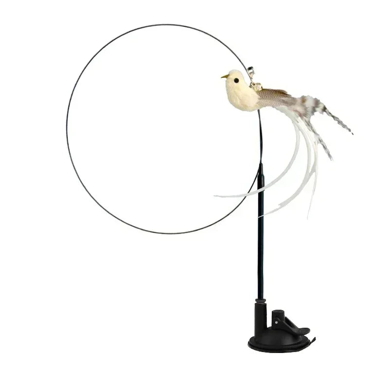 Interactive Peacock Cat Toy