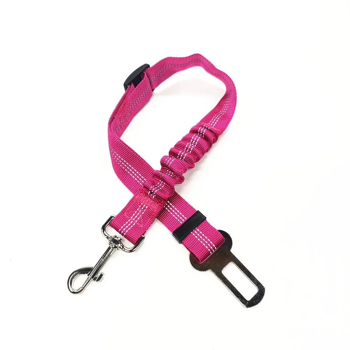 Adjustable Pet Car Seat Belt β Dog & Cat Safety Harness Lead Clip