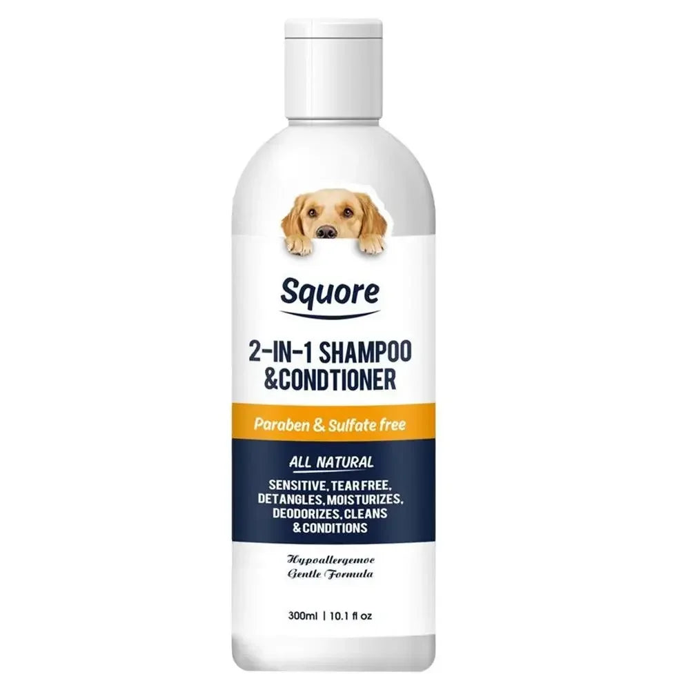 2-in-1 Puppy Shampoo & Conditioner – Natural Moisturising Dog Shampoo