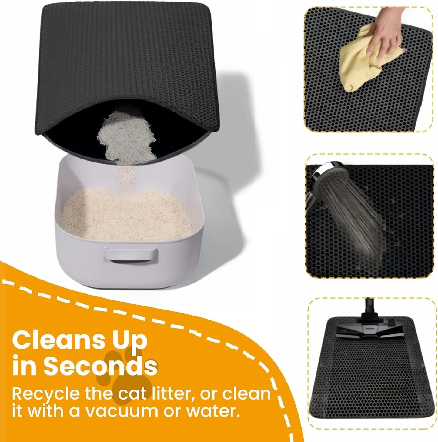 Double Layer Waterproof Cat Litter Mat