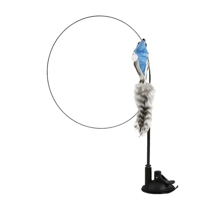 Interactive Peacock Cat Toy