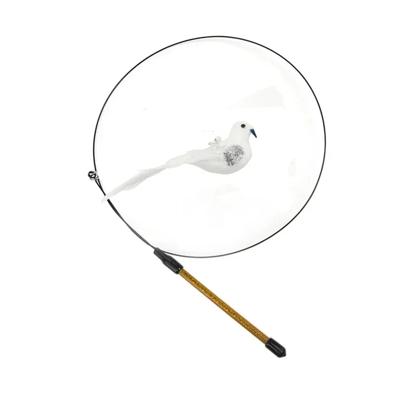 Interactive Peacock Cat Toy