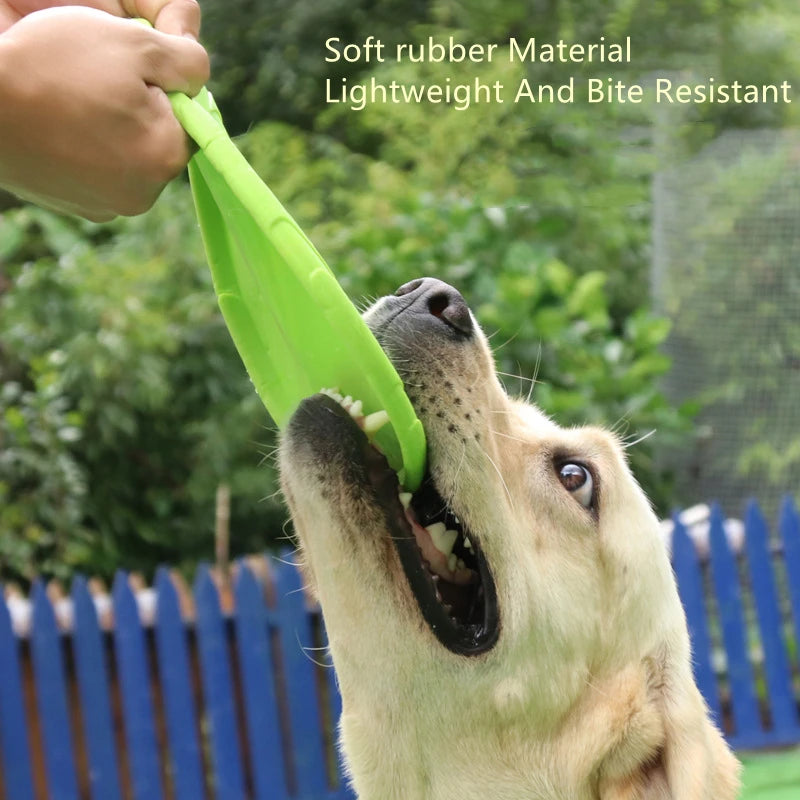 Durable Silicone Dog Flying Disc ๐ถ๐ธ