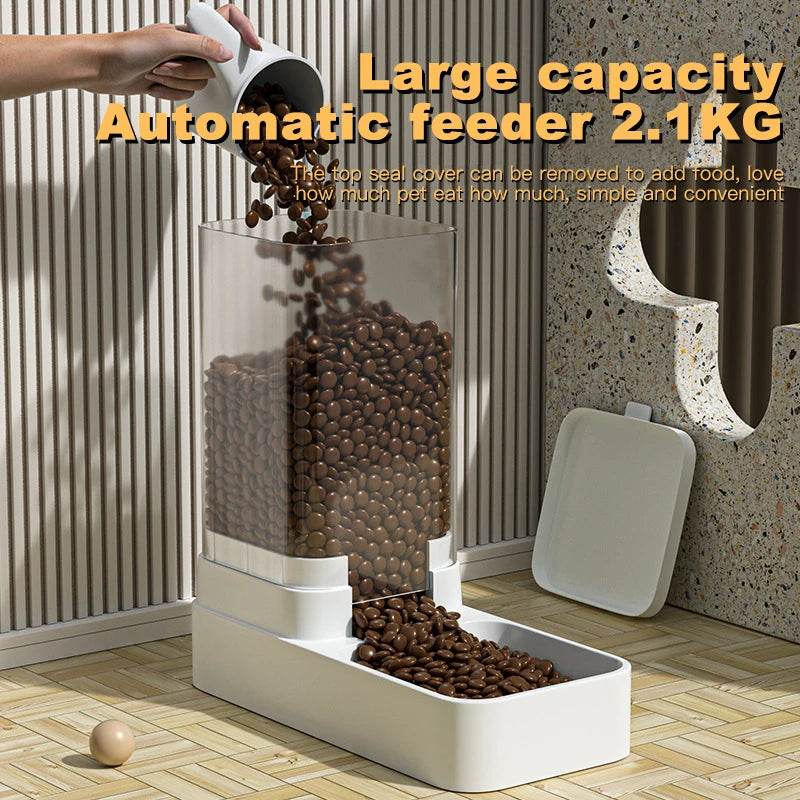 Automatic Cat & Dog Feeder with Water Dispenser