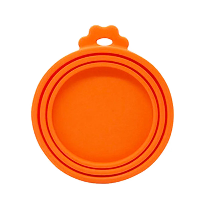 Reusable Pet Food Can Covers & Spoon