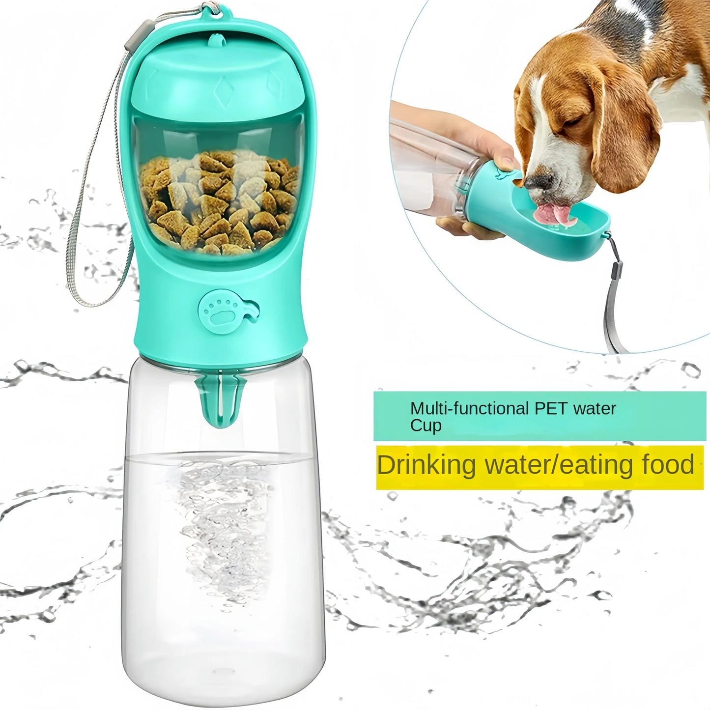 Portable Pet Water & Food Bottle