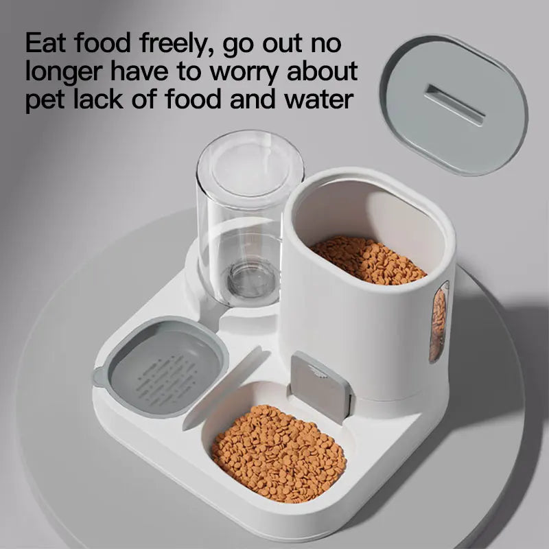 Automatic Gravity Cat Water Dispenser & Feeder – Spill-Proof Large Capacity