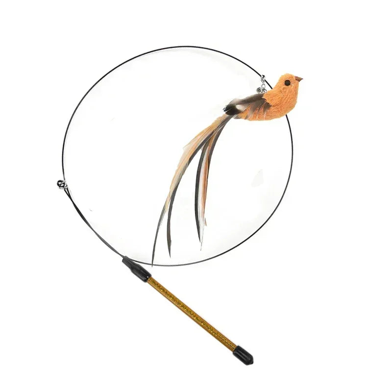 Interactive Peacock Cat Toy