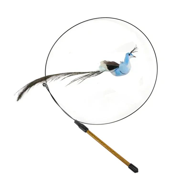 Interactive Peacock Cat Toy