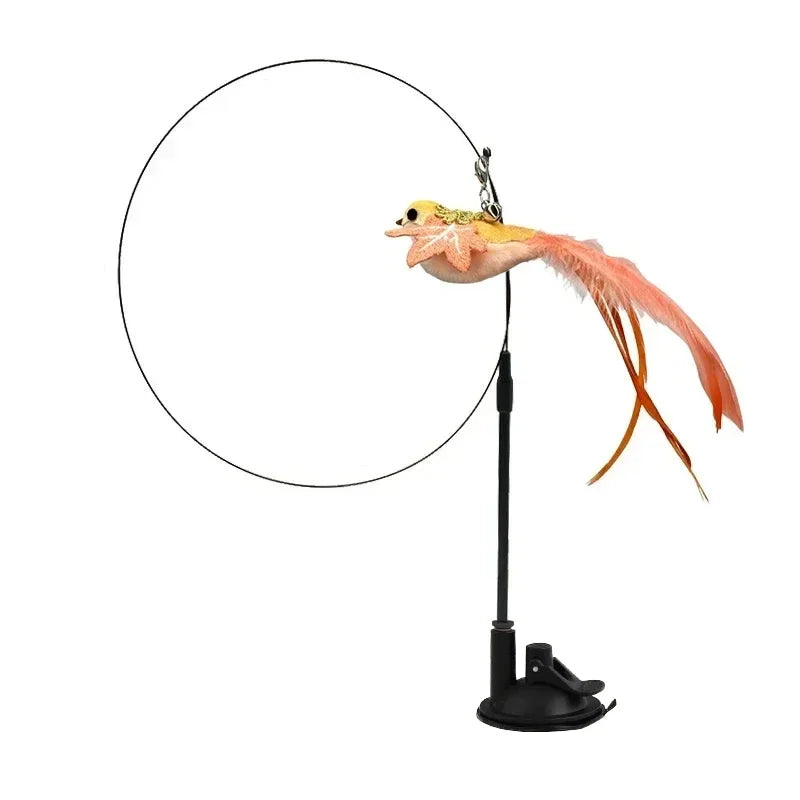 Interactive Peacock Cat Toy
