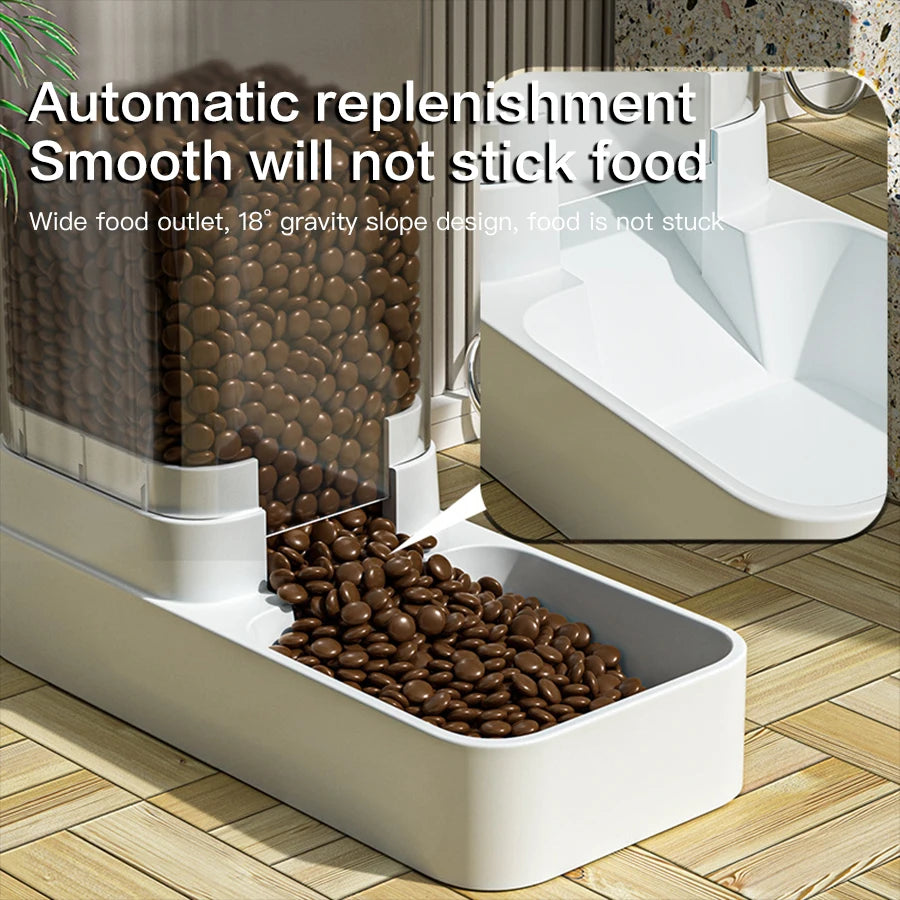 Automatic Cat & Dog Feeder with Water Dispenser