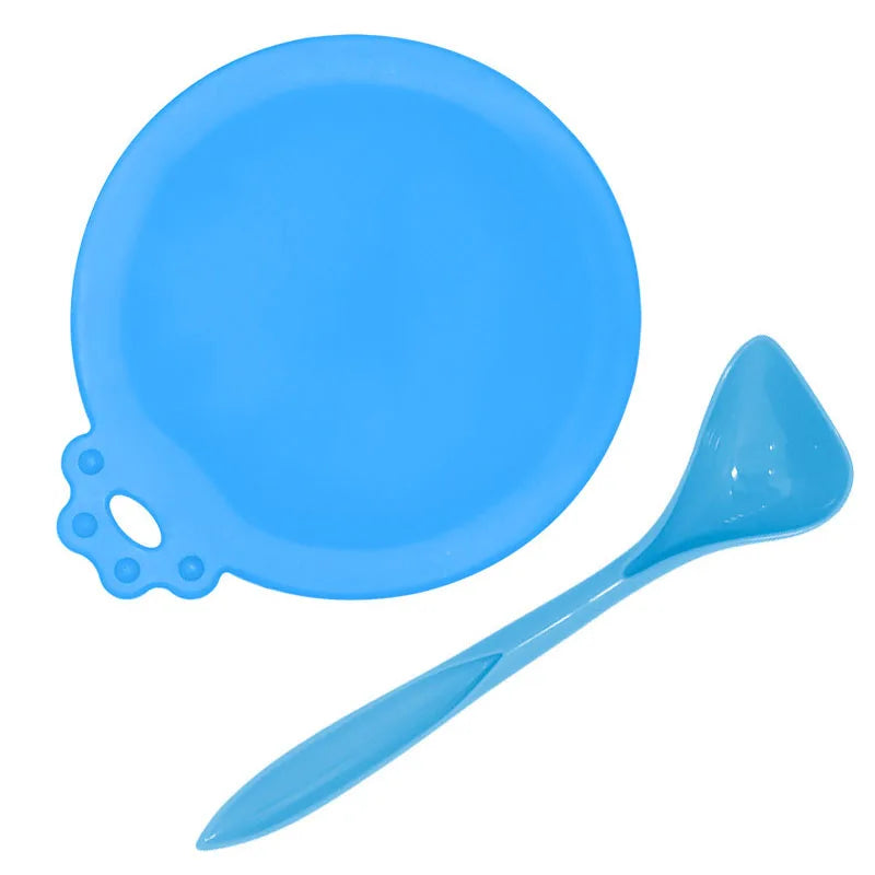 Reusable Pet Food Can Covers & Spoon