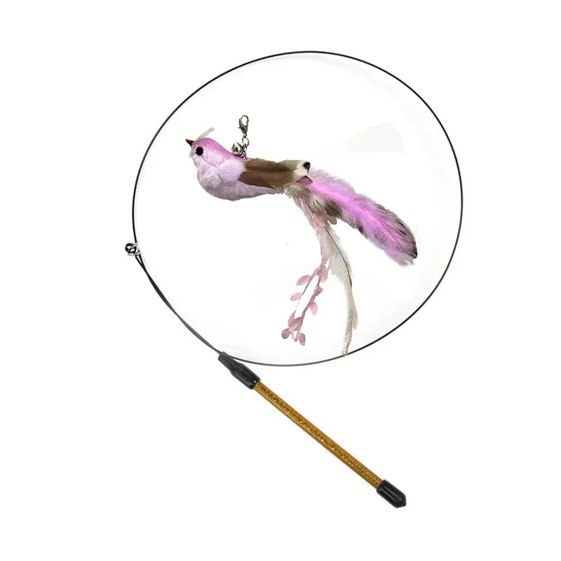 Interactive Peacock Cat Toy