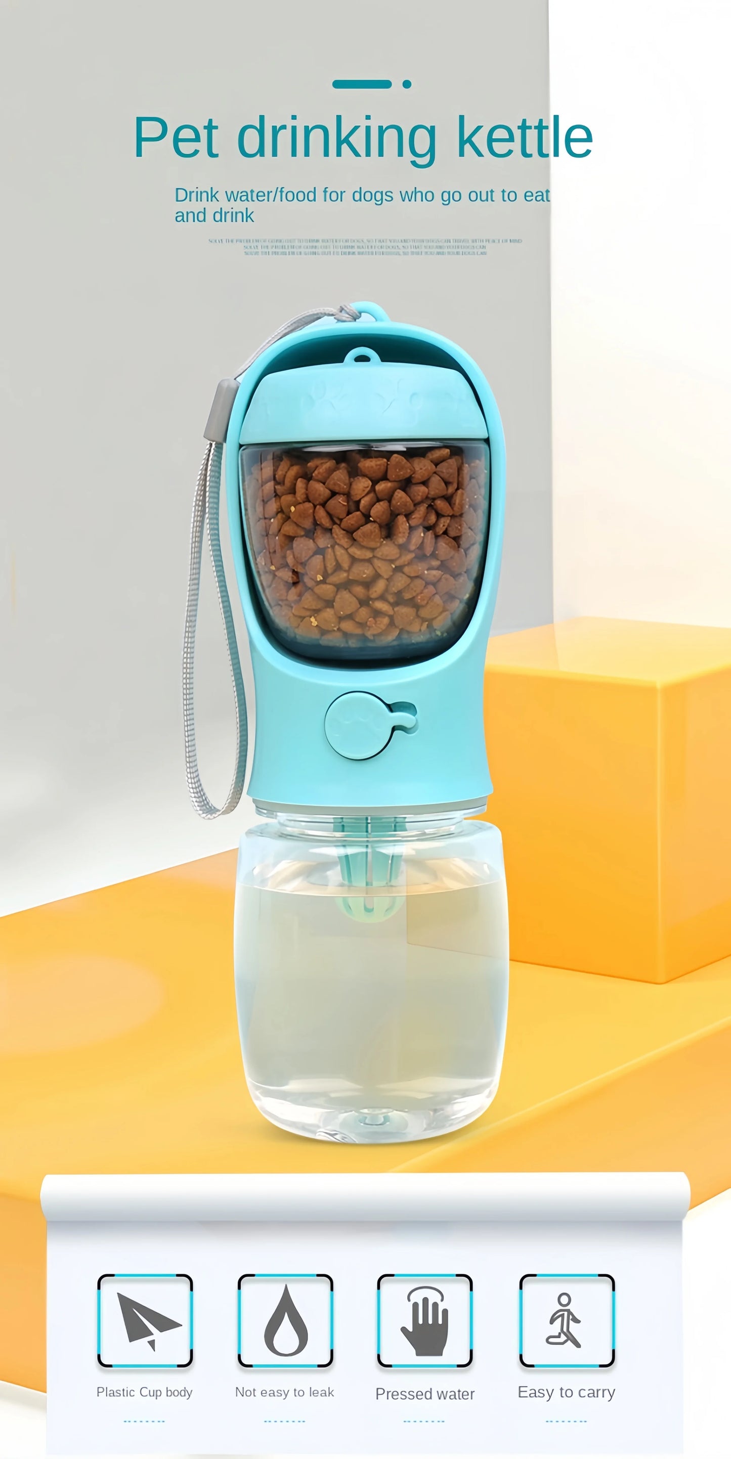 Portable Pet Water & Food Bottle