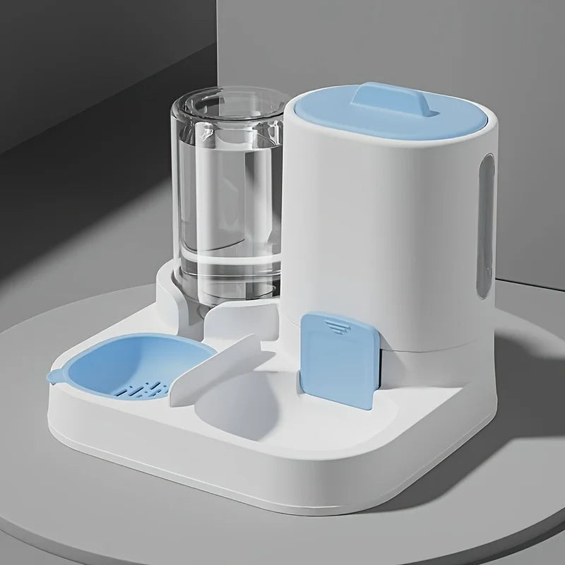 Automatic Gravity Cat Water Dispenser & Feeder – Spill-Proof Large Capacity