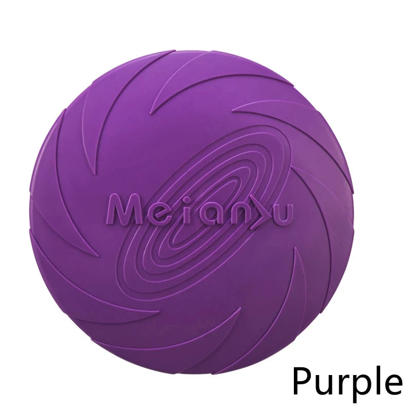 Durable Silicone Dog Flying Disc ๐ถ๐ธ