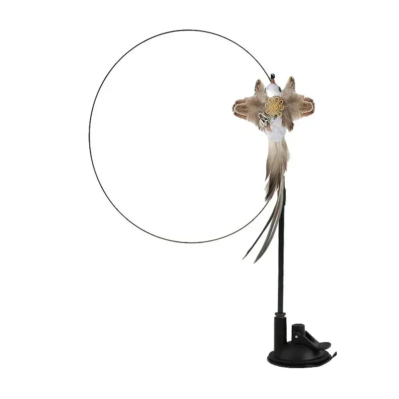 Interactive Peacock Cat Toy