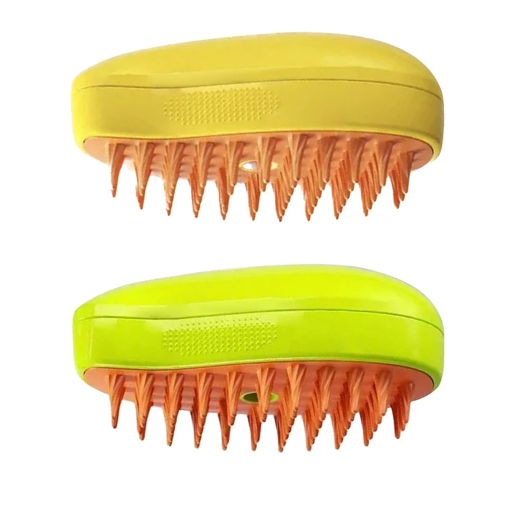 3-in-1 Pet Spray Massage Brush โ Steam Spray, Hair Removal & Bath Comb