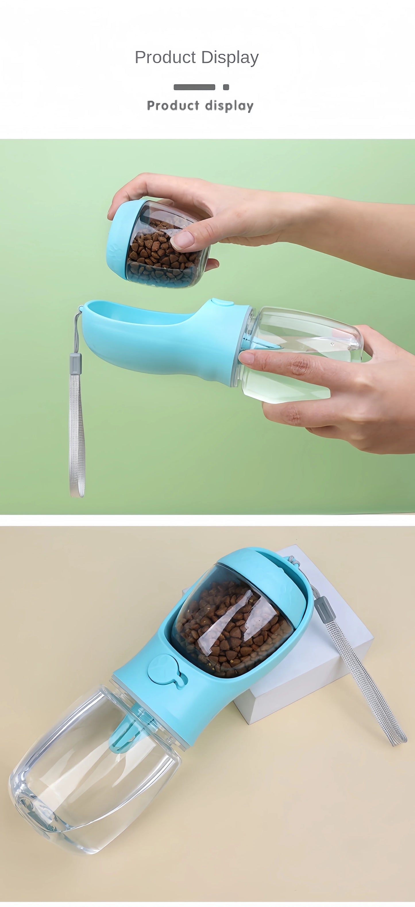 Portable Pet Water & Food Bottle