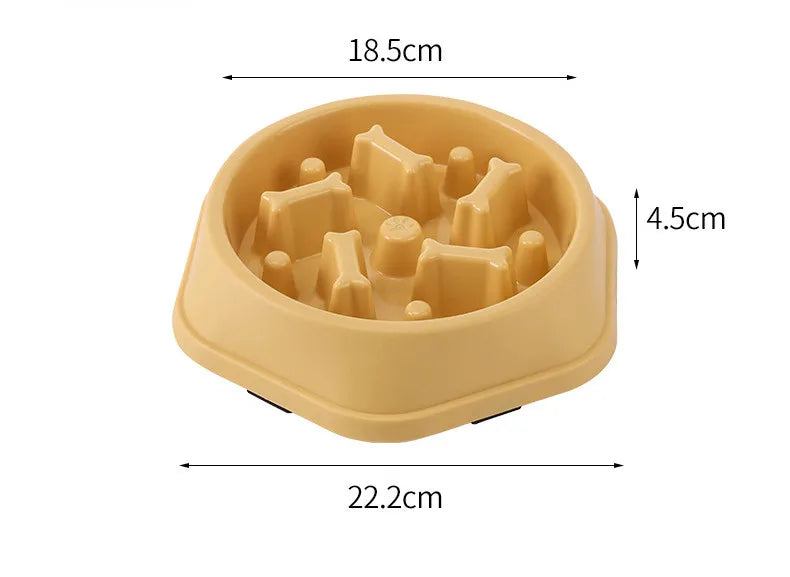 Slow Feed Pet Bowl