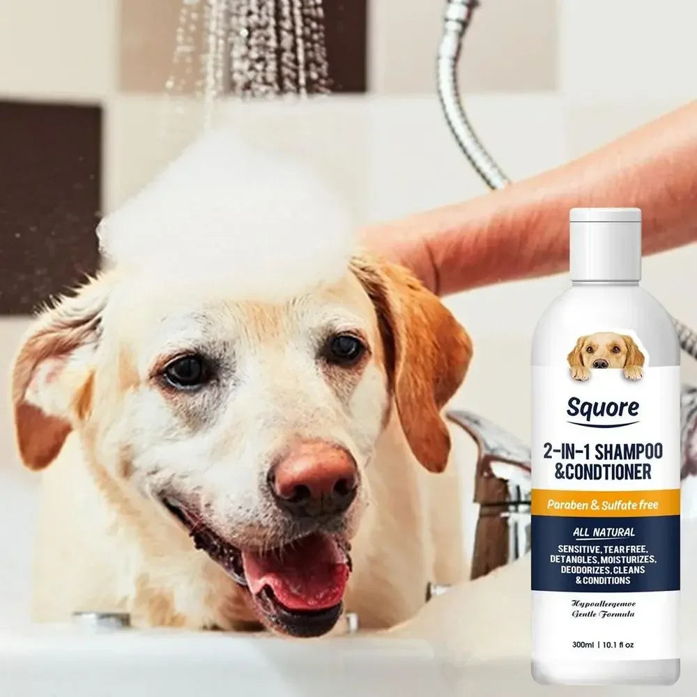 2-in-1 Puppy Shampoo & Conditioner – Natural Moisturising Dog Shampoo