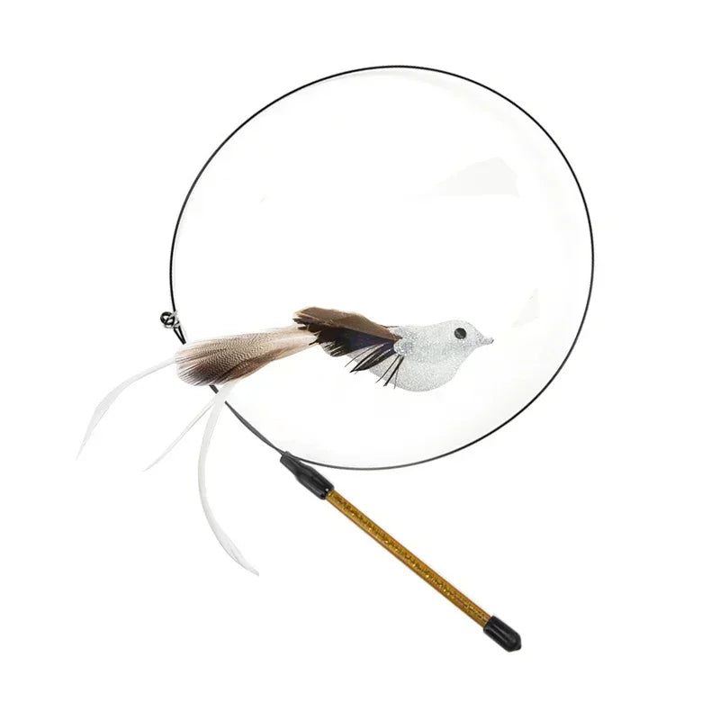 Interactive Peacock Cat Toy