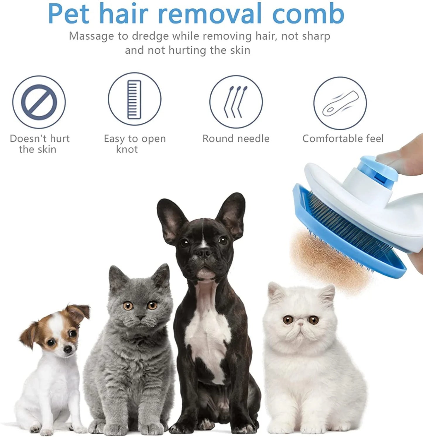 Dog & Cat Hair Remover Brush