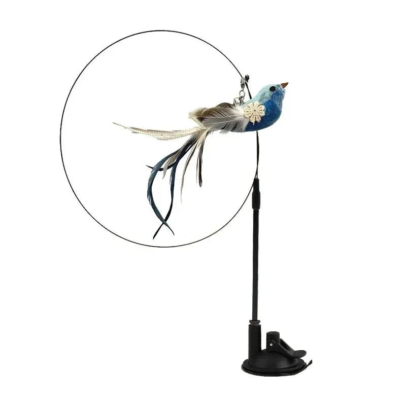 Interactive Peacock Cat Toy