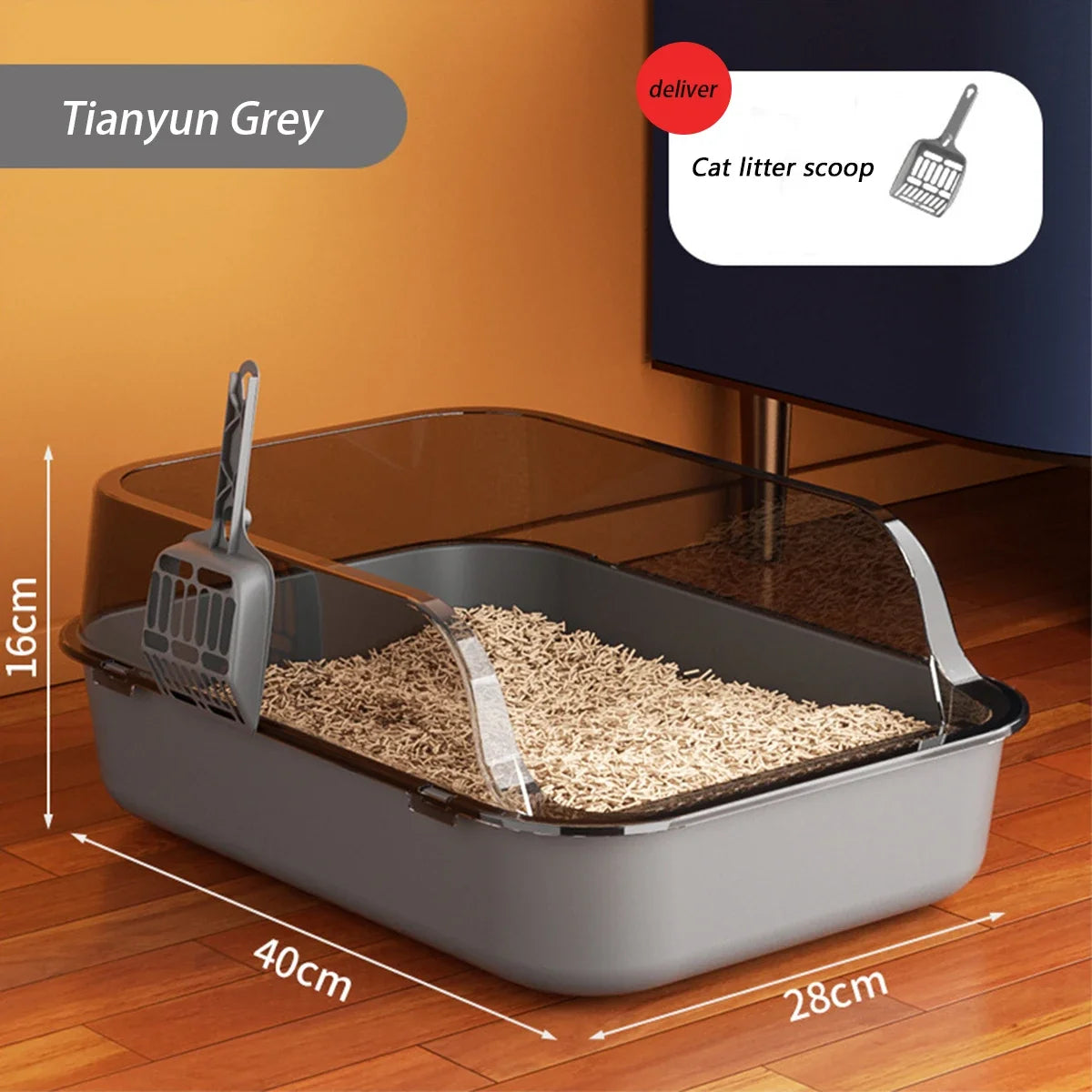 Thickened Cat Litter Box