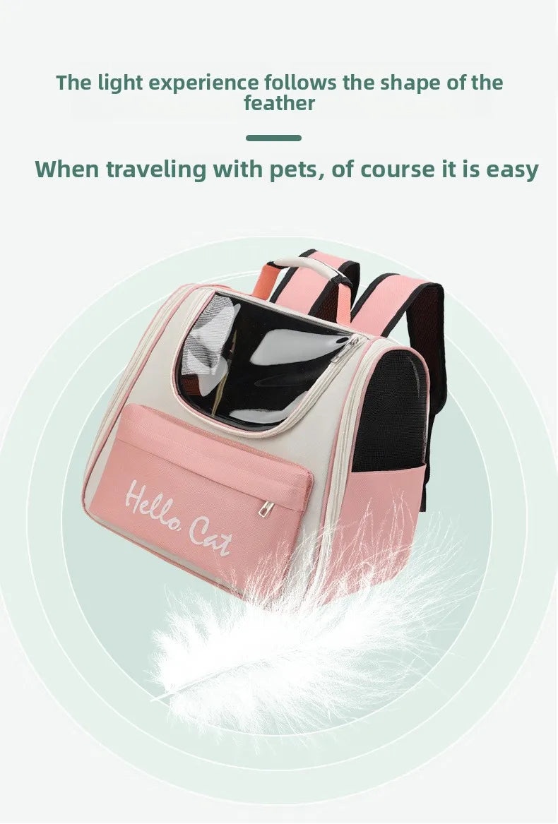 Water-Resistant Pet Backpack