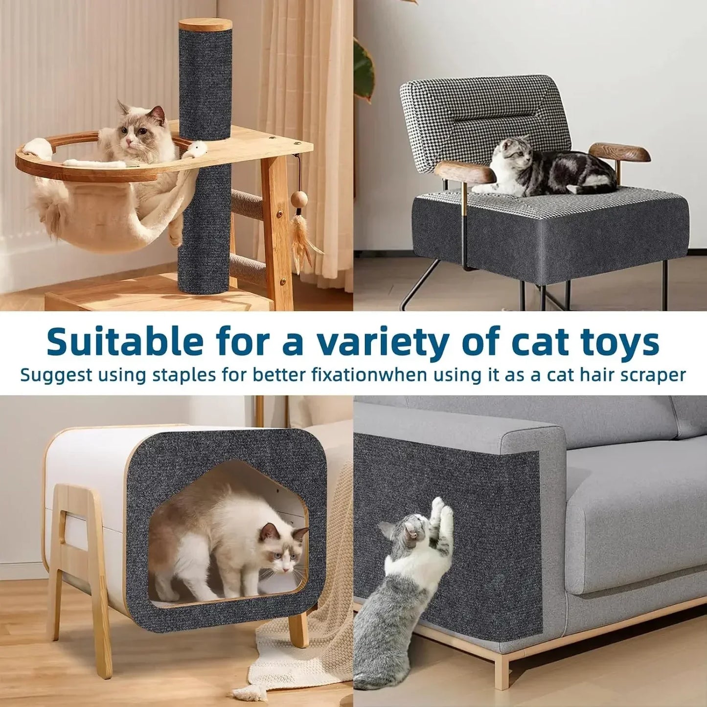 Self-Adhesive Cat Scratcher Mat