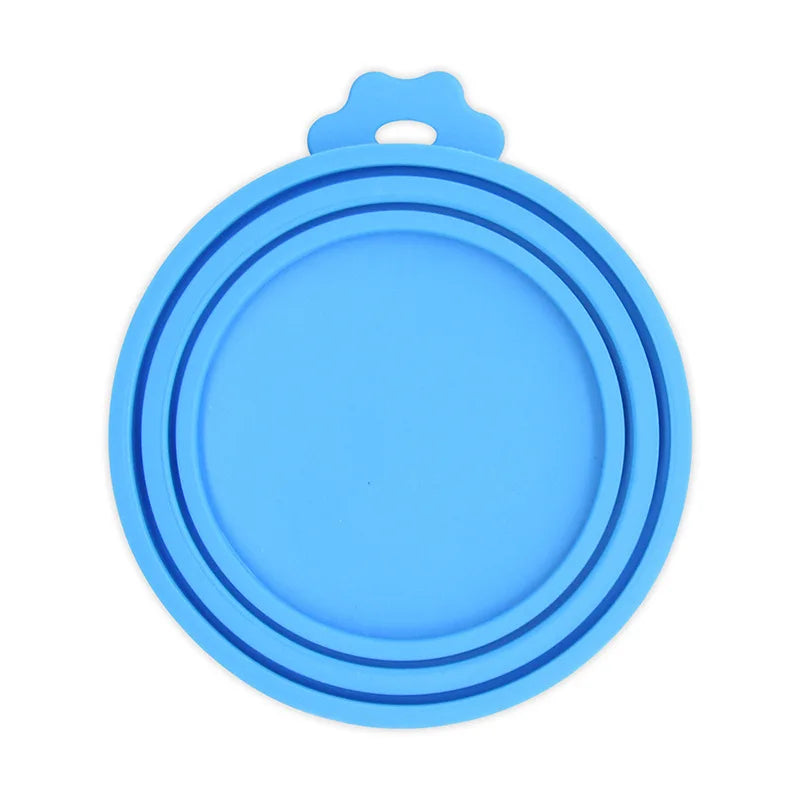 Reusable Pet Food Can Covers & Spoon