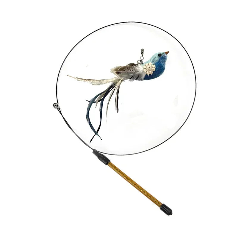 Interactive Peacock Cat Toy